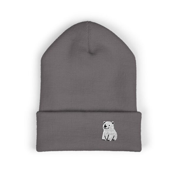 Polar Bear Beanie – Cozy & Stylish Embroidered Winter Hat | Quirky Creatures - Image 6