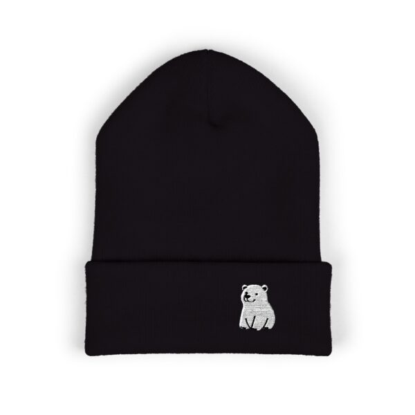 Polar Bear Beanie – Cozy & Stylish Embroidered Winter Hat | Quirky Creatures