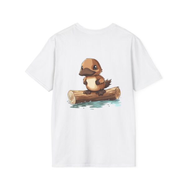 Cute Beaver T-Shirt – Adorable Beaver Standing on a Log | Unisex Tee | Quirky Creatures