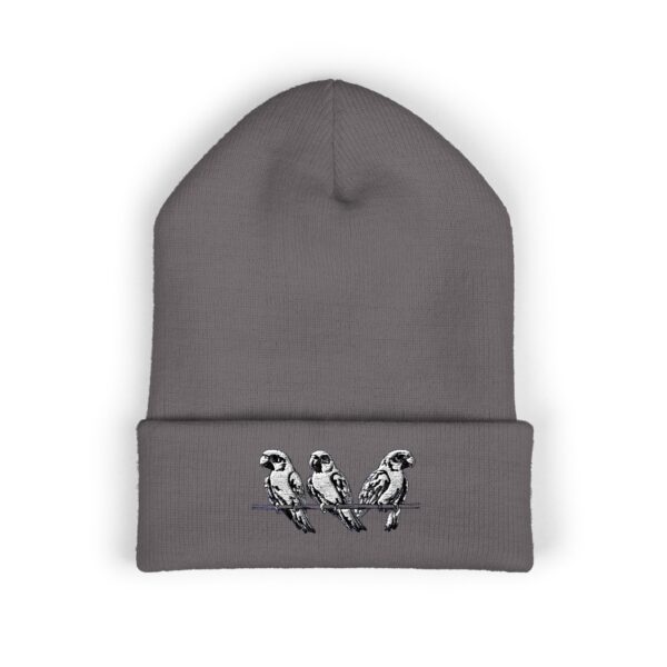 Parrot Beanie – Cozy & Stylish Embroidered Bird Hat | Quirky Creatures - Image 6