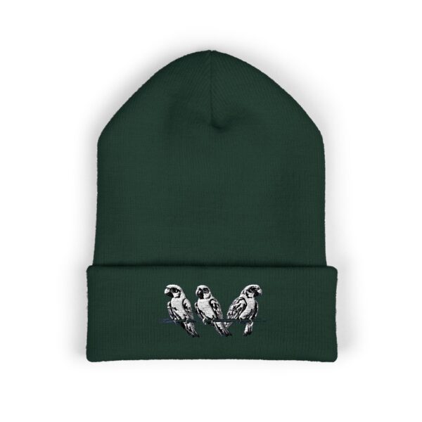 Parrot Beanie – Cozy & Stylish Embroidered Bird Hat | Quirky Creatures - Image 4