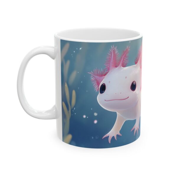 Axolotl Ceramic Mug – Cute Underwater Design | Quirky Creatures | 11oz 15oz - Image 2