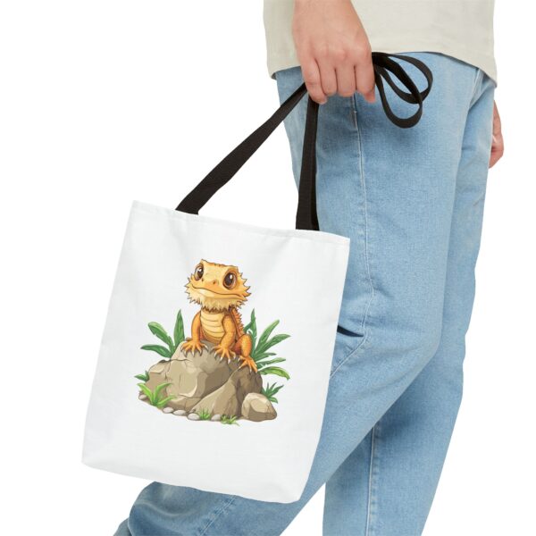 Bearded Dragon Tote Bag – Cute & Eco-Friendly Reusable Bag | Quirky Creatures - Image 3