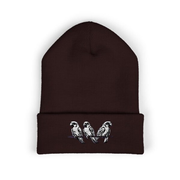 Parrot Beanie – Cozy & Stylish Embroidered Bird Hat | Quirky Creatures - Image 7