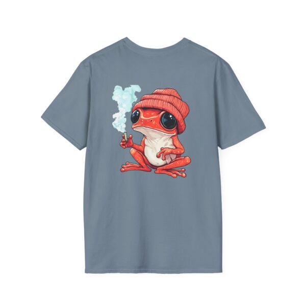 Red Dart Frog T-Shirt – Funny & Quirky Smoking Frog Tee | Unisex | Quirky Creatures - Image 12