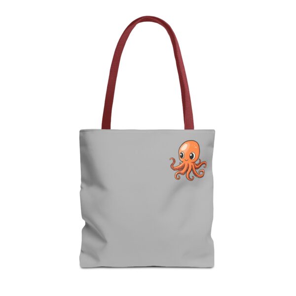 Octopus Tote Bag – Stylish & Eco-Friendly Gray Reusable Bag | Quirky Creatures - Image 6