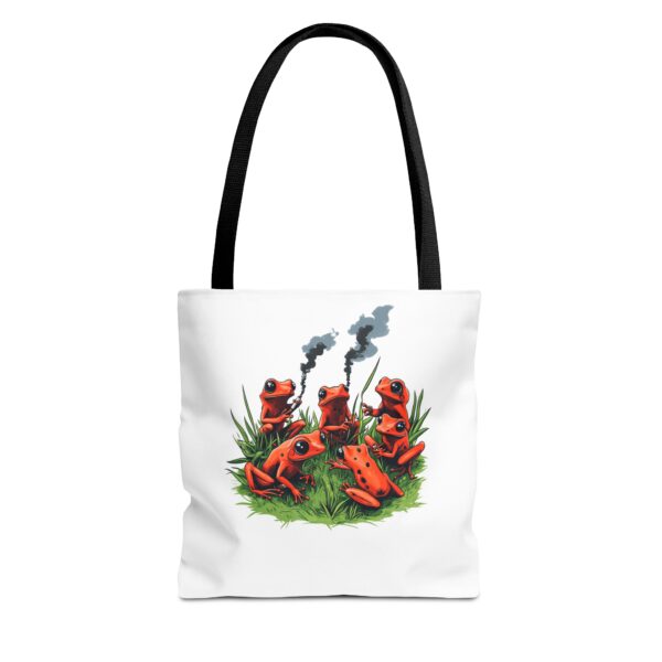 Dart Frog Smoking Tote Bag – Funny & Eco-Friendly Reusable Bag | Quirky Creatures