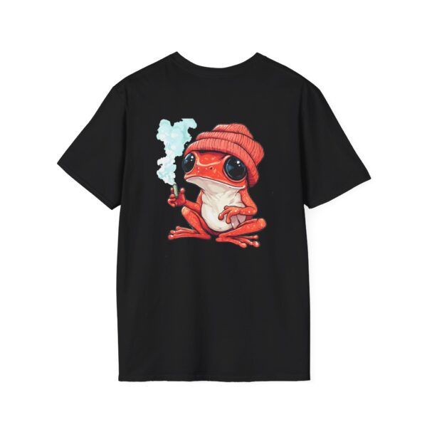 Red Dart Frog T-Shirt – Funny & Quirky Smoking Frog Tee | Unisex | Quirky Creatures - Image 7