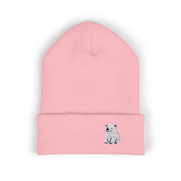 Polar Bear Beanie – Cozy & Stylish Embroidered Winter Hat | Quirky Creatures - Image 5