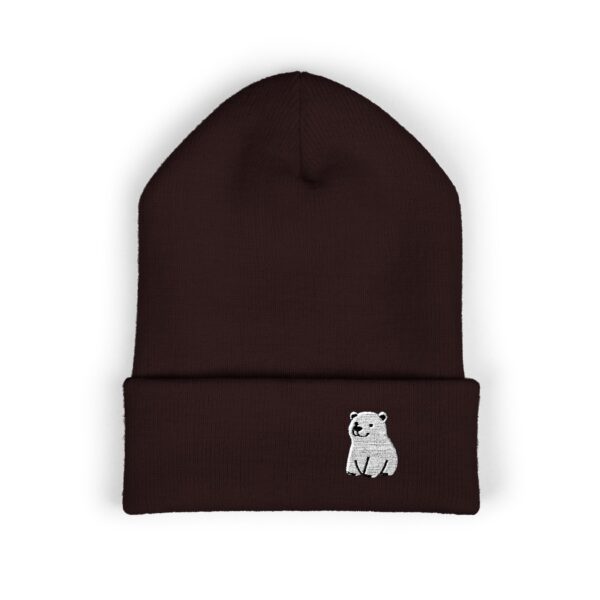 Polar Bear Beanie – Cozy & Stylish Embroidered Winter Hat | Quirky Creatures - Image 7