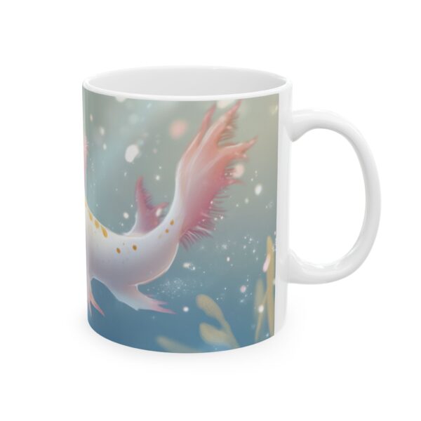 Axolotl Ceramic Mug – Cute Underwater Design | Quirky Creatures | 11oz 15oz - Image 3