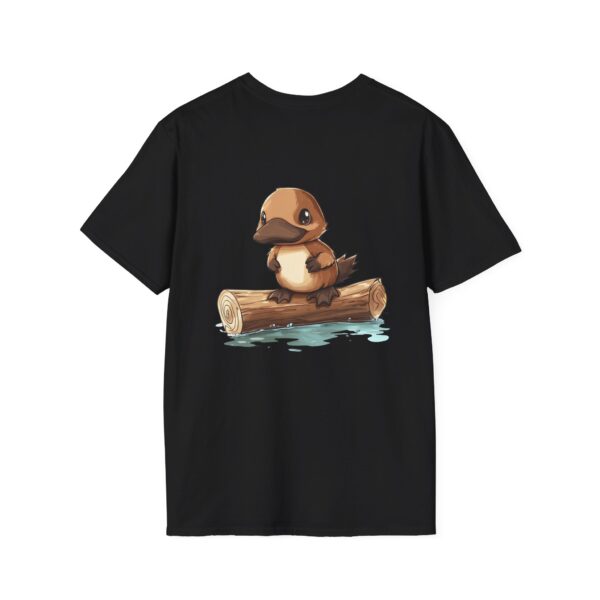 Cute Beaver T-Shirt – Adorable Beaver Standing on a Log | Unisex Tee | Quirky Creatures - Image 6