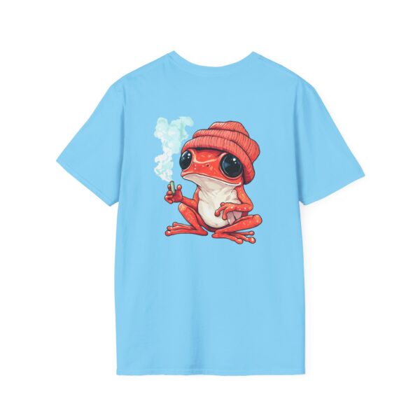 Red Dart Frog T-Shirt – Funny & Quirky Smoking Frog Tee | Unisex | Quirky Creatures - Image 10